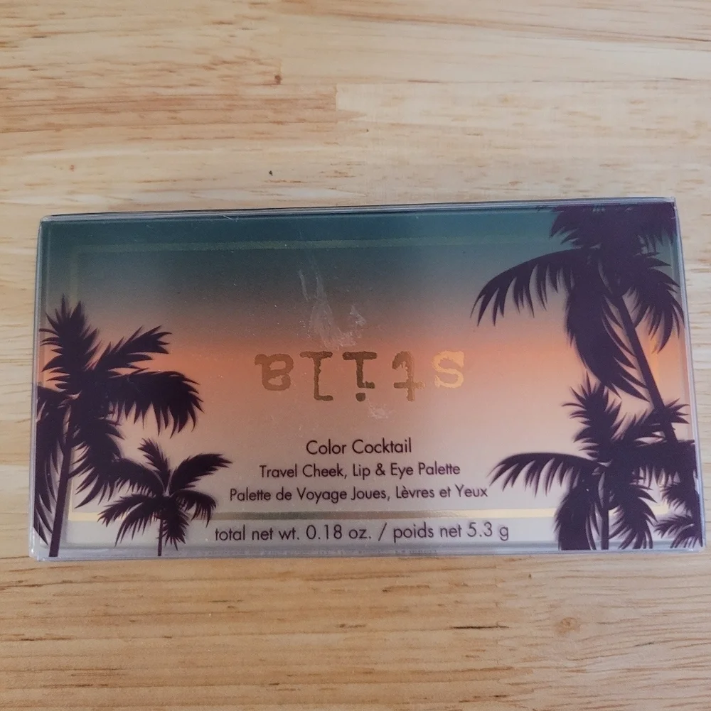 Stila Color Cocktail Travel Cheek Lip & Eye Palette Tequila Sunrise New Boxed